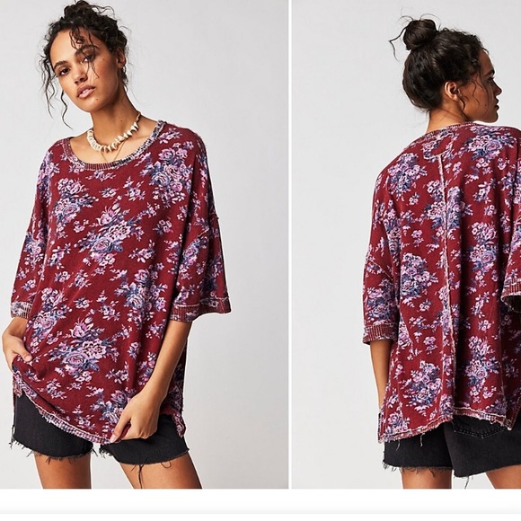 Free People Tops - FREE PEOPLE WE THE FREE YOU AND ME TEE NWOT